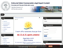 Tablet Screenshot of odcecvallo.it